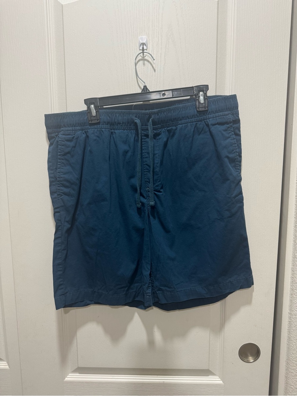 Banana Republic Men’s Deck Shorts Size L Blue Drawstring Elastic Waist